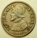 Panama 2 1/2 Centesimos 1940