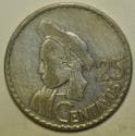 Guatemala Silver 25 Centavos 1961