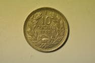Chile; 10 Centavos 1937 UNC