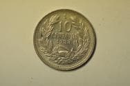 Chile; 10 Centavos 1938 UNC
