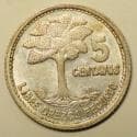 Guatemala Silver 5 Centavos 1952 BU Mintage: 913,000