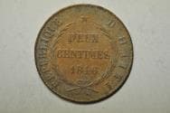 Haiti; Copper 2 Centimes AN43 - 1846