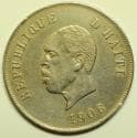 Haiti 10 Centimes 1906 President Pierre Nord Alexis