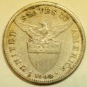Philippines Silver 50 Centavos 1908-S