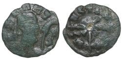 AXUM Wazena (WZN) circa 610-630 Bronze Gilt on reverse