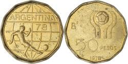 Coin, Argentina, 50 Pesos, 1978