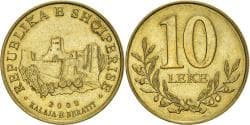 Coin, Albania, 10 Lekë, 2000