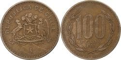Chile, 100 Pesos, 1987
