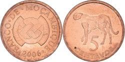 Coin, Mozambique, 5 Centavos, 2006, , Copper Plated Steel, KM:133