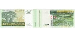 Madagascar, 2000 Ariary, N.D, AU(55-58)