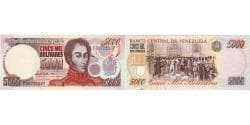 Venezuela, 5000 Bolivares, 1998, 1998-08-06, KM:78c, UNC(63)