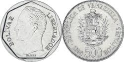Venezuela, 500 Bolivares, 1998