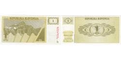 Slovenia, 1 (Tolar), 1990, AU(55-58)