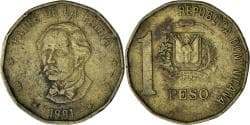 Dominican Republic, Peso, 1991