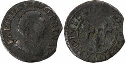 Principality of Orange, Frédéric-Henri de Nassau, Double Tournois, 1640