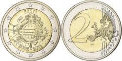 Estonia, 2 Euro, 10 Years of Euros Cash, 2012, Vantaa, Bimetallic,