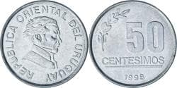 Uruguay, 50 Centesimos, 1998