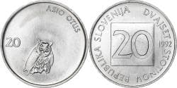 Slovenia, 20 Stotinov, 1992, Aluminum, , KM:8