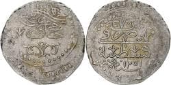 Algeria, Mahmud II, Budju, Tugrali-rial, 1836/AH1251, Silver, , KM:83