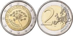 Slovenia, 2 Euro, Ljubljana Botanical Garden, 2010, Vantaa, Bi-Metallic,