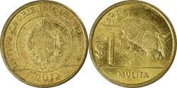 Coin, Uruguay, Un Peso Uruguayo, 2012
