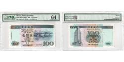 Macau, 100 Patacas, 1999-12-20, UNC 64, PMG