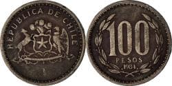 Chile, 100 Pesos, 1984