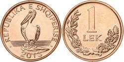 Albania, Lek, 2013, Copper Plated Steel,