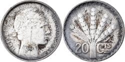 Uruguay, 20 Centesimos, 1942, Santiago, Silver, , KM:29
