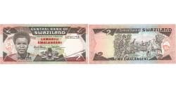 Swaziland, 2 Emalangeni, UNC(65-70)