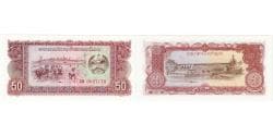 Lao, 50 Kip, Undated (1979), KM:29r, UNC(65-70)