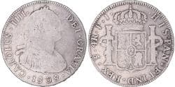Coin, Bolivia, Charles IV, 4 Réales, 1808, Potosi, , Silver, KM:431.1