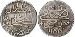 Algeria, Abdul Hamid I, 1/4 Budju, AH 1188 (1774), Silver,
