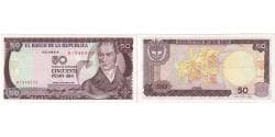 Colombia, 50 Pesos Oro, 1984-10-12, EF(40-45)