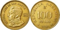 Coin, Argentina, 100 Pesos, 1978, , Aluminum-Bronze, KM:82