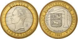 Venezuela, Bolivar, 2007, Bi-Metallic, , KM:93