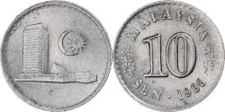Malaysia, 10 Sen, 1988