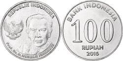 Indonesia, 100 Rupiah, 2016, Aluminum,