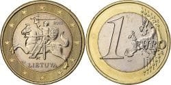 Lithuania, Euro, 2015, Vilnius, Bi-Metallic,