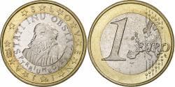 Slovenia, Euro, 2007, Bi-Metallic, , KM:74