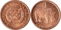 Coin, Mozambique, Centavo, 2006