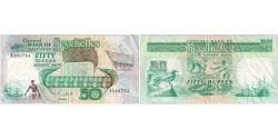 Seychelles, 50 Rupees, EF(40-45)