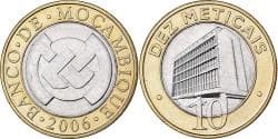Mozambique, 10 Meticais, 2006, Bi-Metallic, , KM:140