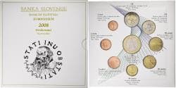 Slovenia, Set 1 ct. - 2 Euro, Primož Trubar, BU, 2008, Vantaa,
