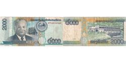 Lao, 2000 Kip, VF(20-25)