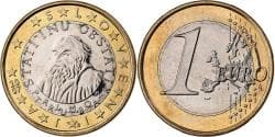 Slovenia, 1 Euro, 2007, Vantaa, Bi-Metallic,