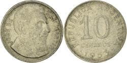 Coin, Argentina, 10 Centavos, 1953