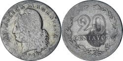 Argentina, 20 Centavos, 1940
