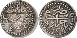 Algeria, Mahmud II, 1/8 Budju, 1822/AH1237, Silver,