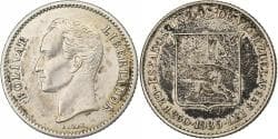 Venezuela, 25 Centimos, 1935, Silver, , KM:20